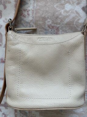 American Leather Co. Crowley Pebble Leather Bucket Crossbody